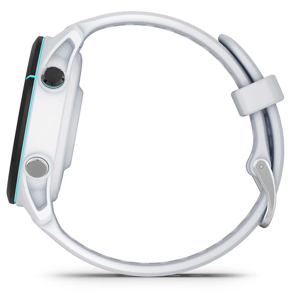 Garmin Forerunner 255 Music GPS 46mm Running Smartwatch, Lightweight, Music Storage, Advanced Training & Insights, Safety & Tracking Features, up to 14 days Battery Life, Whitestone