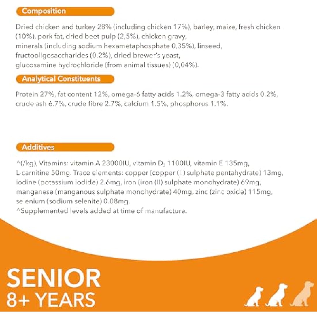 IAMS Senior Small Medium Complete Dry Dog Food Chicken 12kg - With DentalCare System