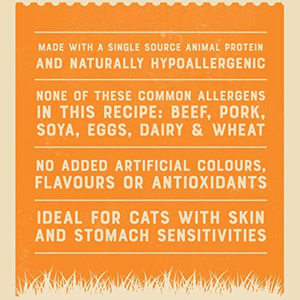 James Wellbeloved Adult Turkey 4 kg Bag, Hypoallergenic Dry Cat Food