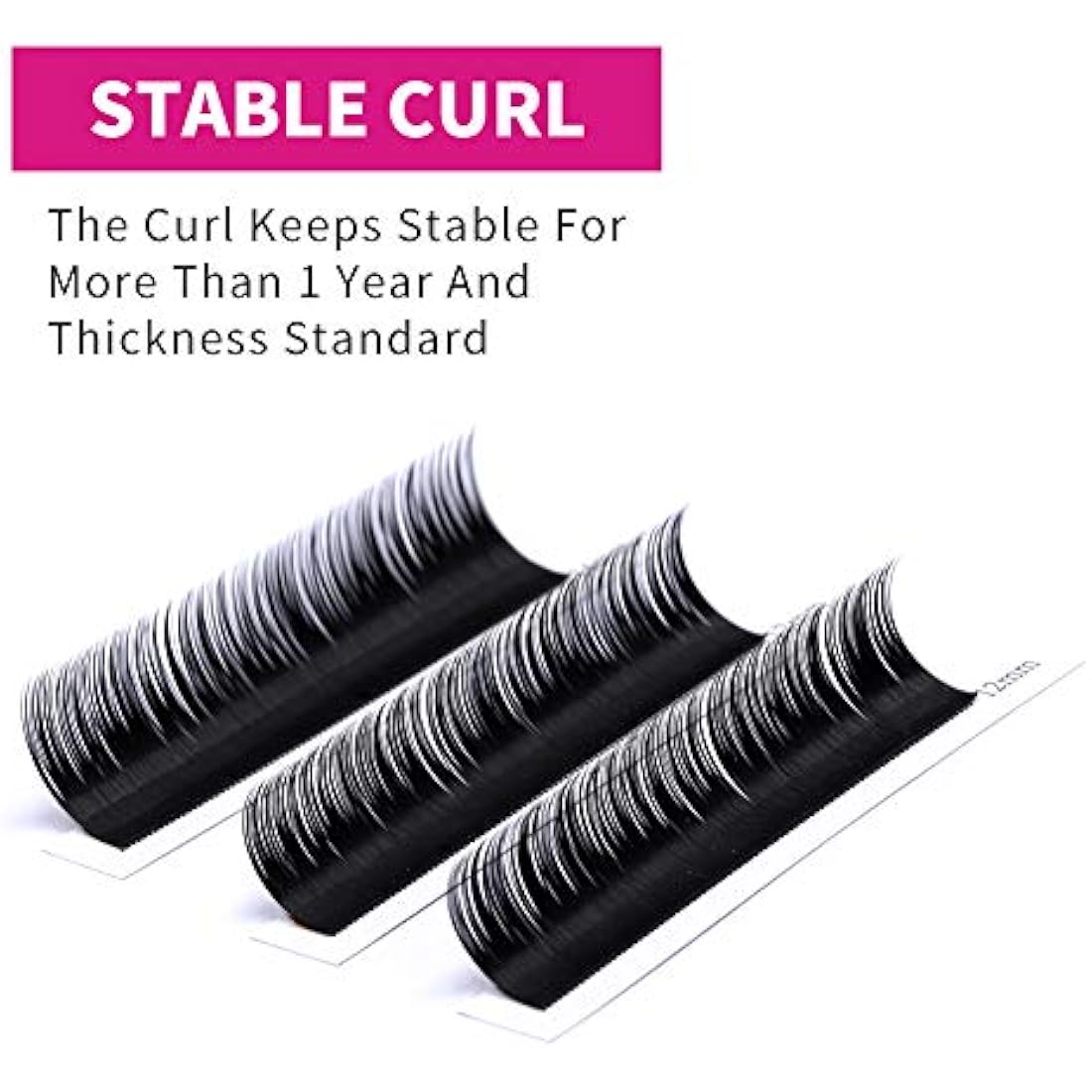 Fadlash Individual Classic Eyelash Extension 0.15mm D Curl 8-14mm Mixed Tray 1:1 Matte Black Professional Classic Individual Lashes