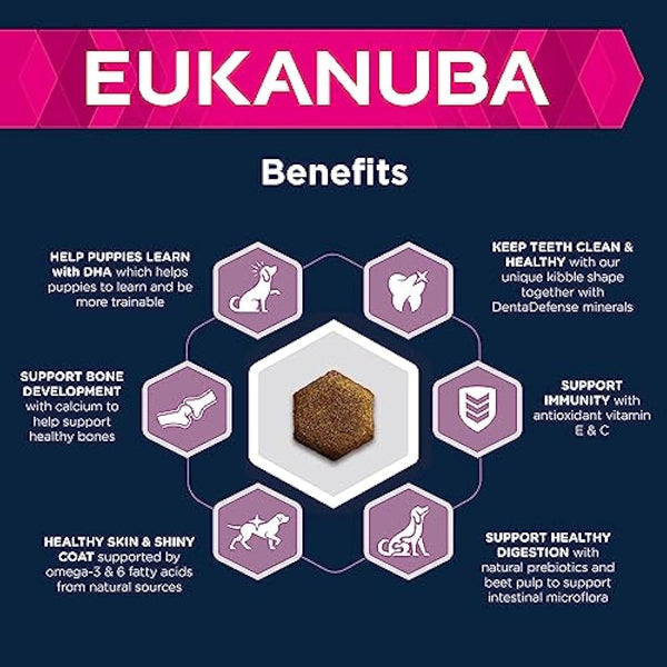 Eukanuba Complete Dry Dog Food for Puppy Small Breeds with Fresh Chicken 3 kg