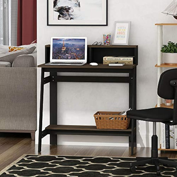 Furinno Simplistic A Frame Computer Desk, Study Desk, Writing Desk, Columbia Walnut