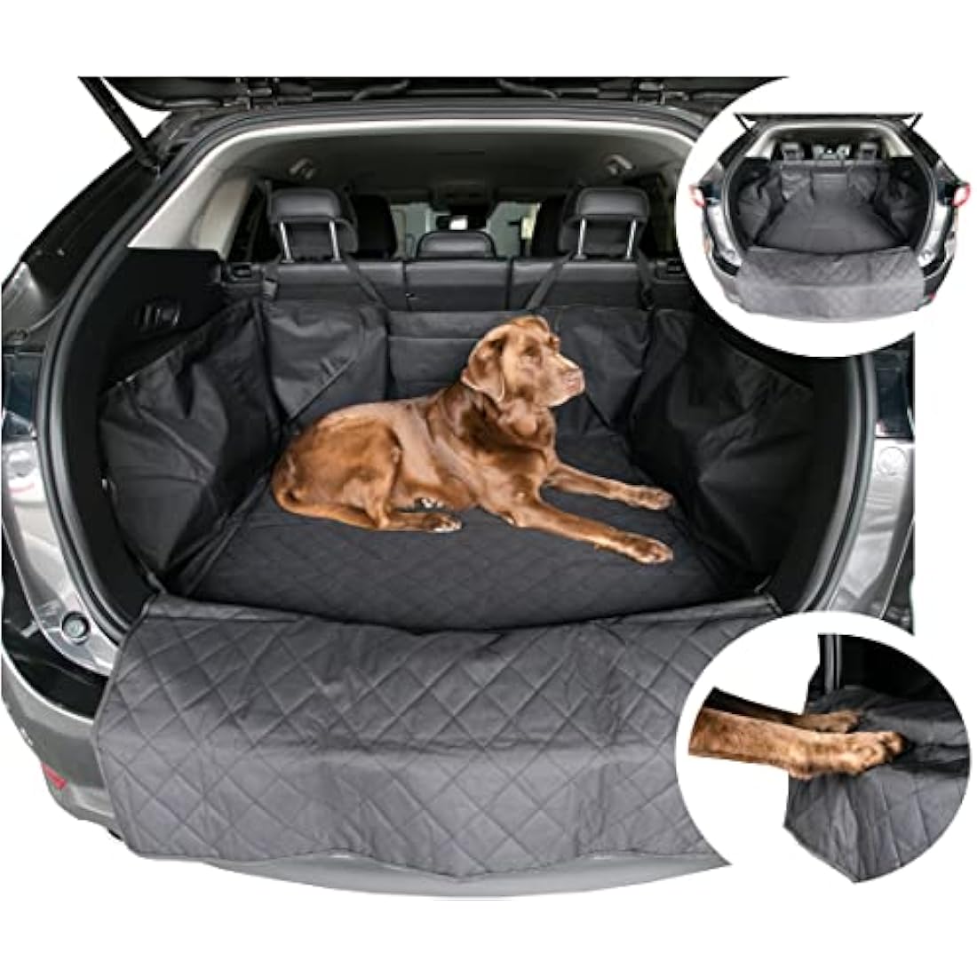fixcape Doggy Comfortable Estate SUV Protective Mat Dog Blanket Boot Protector Car Boot Dog Side Protection Non-Slip