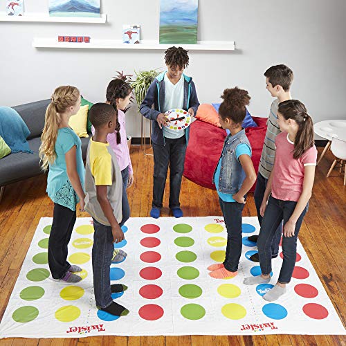 Hasbro Gaming Twister Ultimate: Bigger Mat, More Coloured Spots, Family, Kids Party Game Age 6+; Compatible with Alexa (Amazon Exclusive)