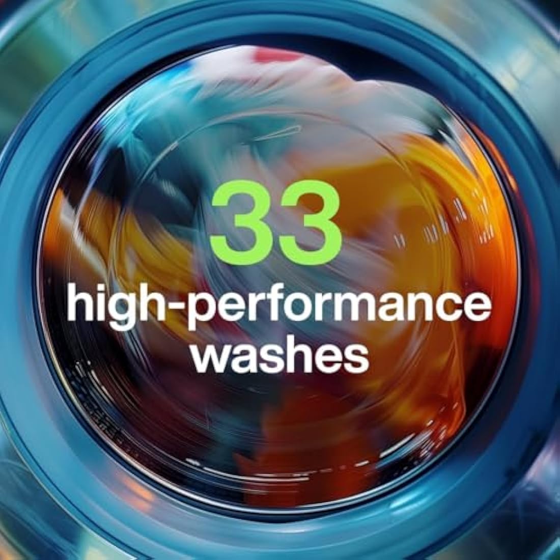 INEOS Next-Gen Non Bio Laundry Washing Liquid Detergent, 198 Washes (6 x 1L), High Performance Stain Remover For Clothes, Plant Powered, For Sensitive Skin, Rose + Cashew Flower, Packaging May Vary