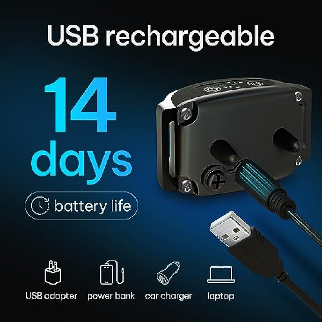 DogRook Anti Bark Collar - Automatic Anti Barking Collar - Vibrating Dog Collar - No Shock - Effective Anti Barking Device 8-110 lbs - Dog Training Collar - Pink