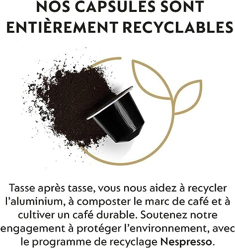 Nespresso Vertuo Barista Creations Assortment of 50 Capsules - 10x Vanilla Custard Pie, 10x Caramel Cookie, 10x Hazelino Muffin, 10x Bianco Leggero, 10x Bianco Forte