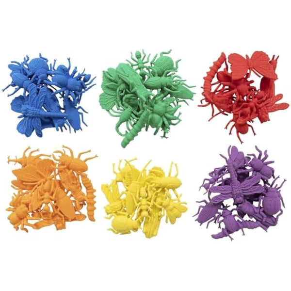 a2bsales Sorting Counters Starter Packs - Early Learning & Motor Skills Maths Toy - SEN Montessori (Bug - 24 Pk)