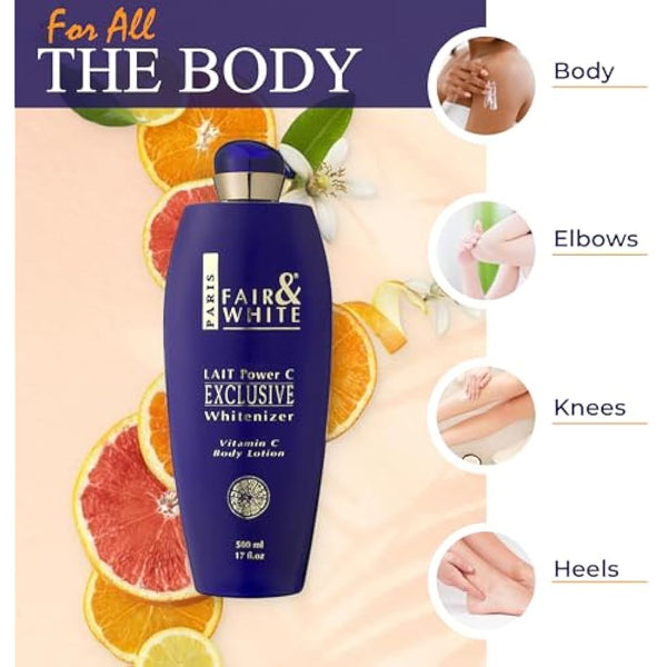 Fair and White Exclusive Body Lotion 500ml - with Vitamin C