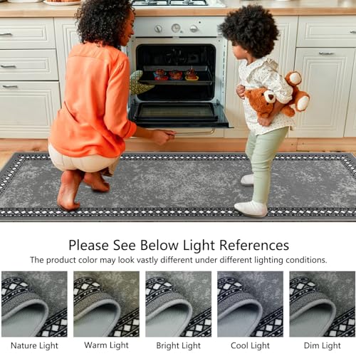 Homcomodar Runner Rug for Entryway 65x240cm Extra Long Hallway Runners Non Slip Washable Floor Carpet Runners for Hallways Bedroom Laundry Room