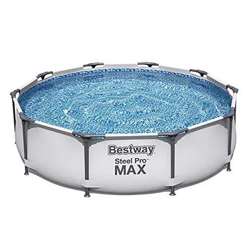Bestway Steel Pro Max | Metal Frame Above Ground Pool, Family Outdoor Pool 10ft