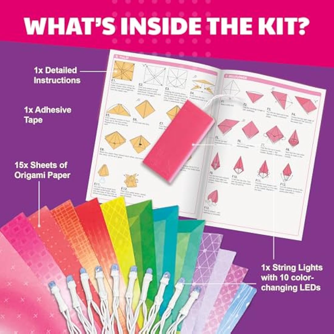 4M Create Your Own Beautiful Origami Lights