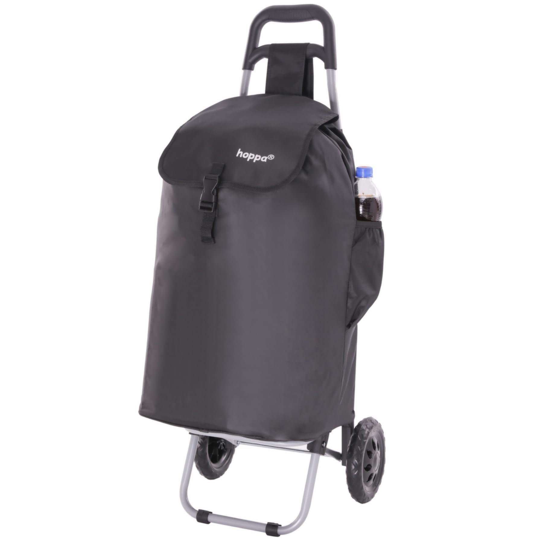 Hoppa 57Ltr Lightweight Shopping Trolley 2025 model, Hard Wearing & Foldaway Push/Pull Cart for Easy Storage With 1 Year Guarantee
