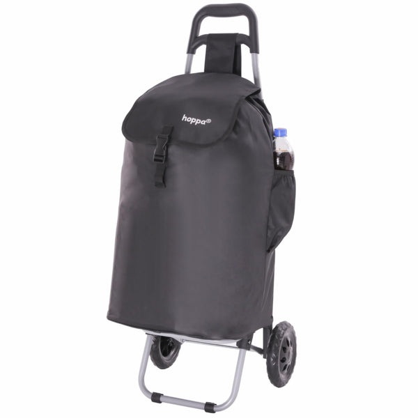 Hoppa 57Ltr Lightweight Shopping Trolley 2025 model, Hard Wearing & Foldaway Push/Pull Cart for Easy Storage With 1 Year Guarantee