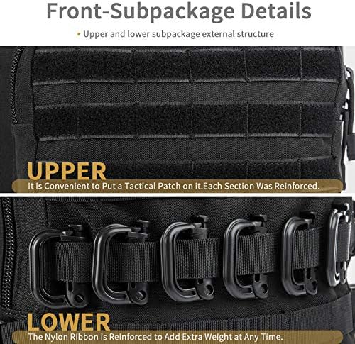 GZ XINXING 64L Large 3 day Molle Pack Military Tactical Army Backpack Bug Out Bag Rucksack For Men