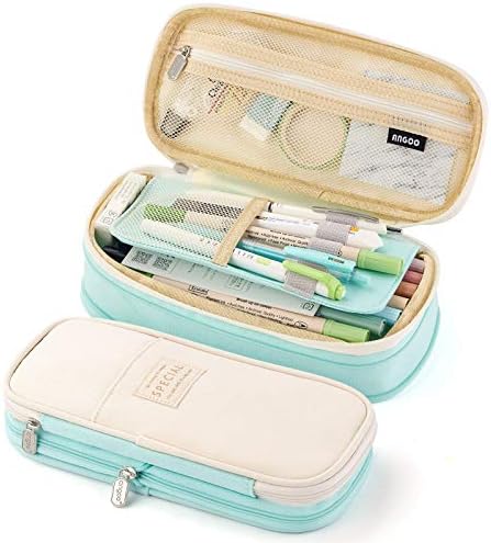 EASTHILL Big Capacity Pencil Pen Case Office College School Large Storage High Capacity Bag Pouch Holder Box Organizer