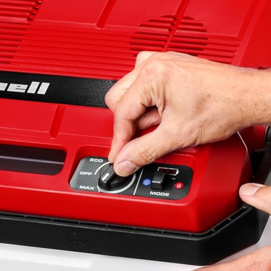 Einhell Battery-Powered Cool Box TE-COL 18/27 Li-Solo Power X-Change (18 V, 27 litres, for Cooling and Keeping Warm, Hybrid 12 V for Car, 230 V Power Connection, incl. Pockets, Without Battery)