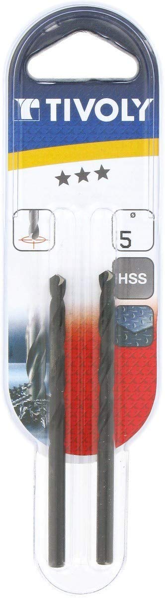 Tivoly 11436720300 TX Metal Drill Bit Diameter 3.0 mm Pack of 2