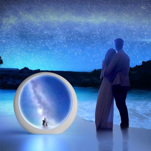 mamre Milky Way Table Lamp Gift Unique Dimmable Galaxy Night Light for Anniversary Birthday Valentine's Day Christmas