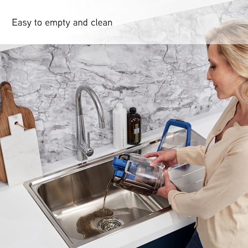 Vax CDCW-CSXA SpotWash Duo Spot Cleaner, Car, Upholstery, Sofa Carpet Cleaning Machine, Included Pet Tool & Solution Removes Spills & Stains, Portable and Compact Design, 1 Liter, Grey/Blue