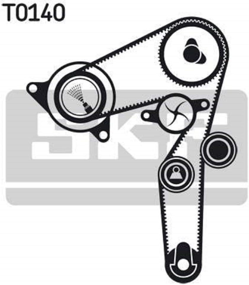 SKF VKMC 02199-2 Timing belt and water pump kit