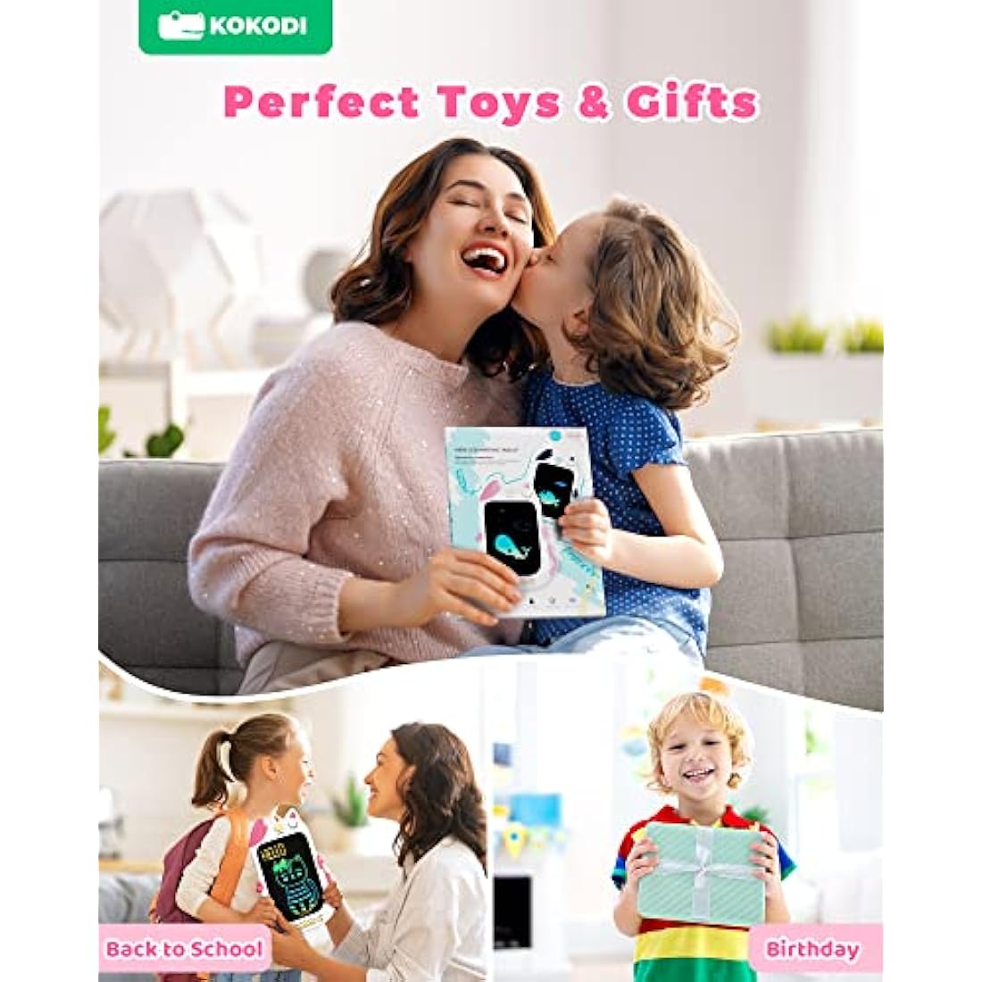 Girls Toys for 3 4 5 6 7 Years Old Girls, LCD Writing Tablet Kids, 8.5 inch Doodle Board Drawing Pad Toddler Toys Educational Kids Toys for Christmas Birthday Gifts for 3 4 5 6 7 Years Old Kids