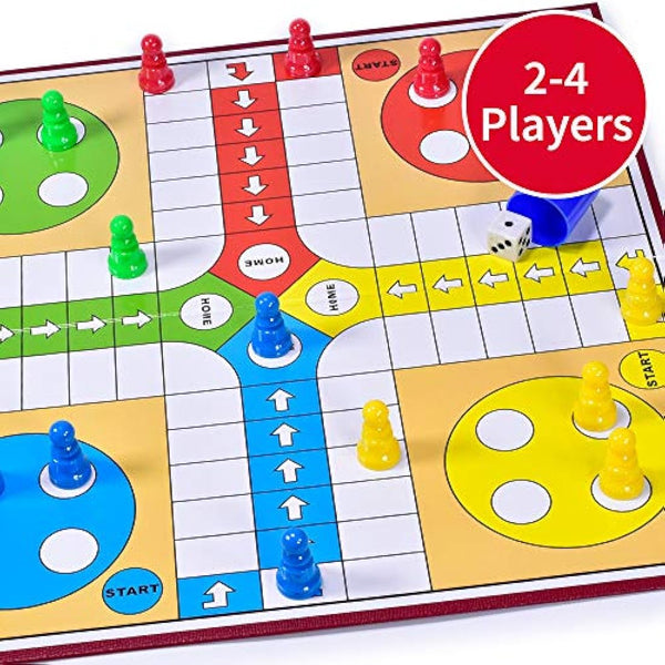 KandyToys M.Y Ludo Game - Traditional Ludo Board Game for Kids & Adults