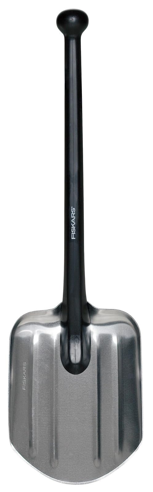 Fiskars Universal Shovel, Length: 70 cm, Weight: 479 g, Aluminium Leaf/Plastic Handle, Black, 1001574