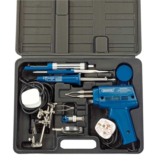 Draper 71421 230-Volt Soldering Kit, Blue