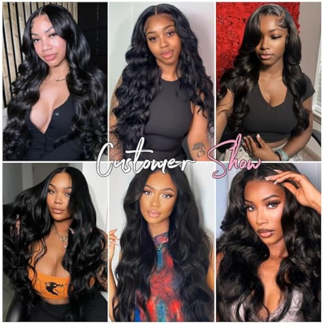 Body Wave Bundles Human Hair Bundles 12A Grade 100% Unprocessed Brazilian Virgin Hair Bundles Body Weave Wavy Bundles Deals Quick Weave Hair Extension (20 22 24)