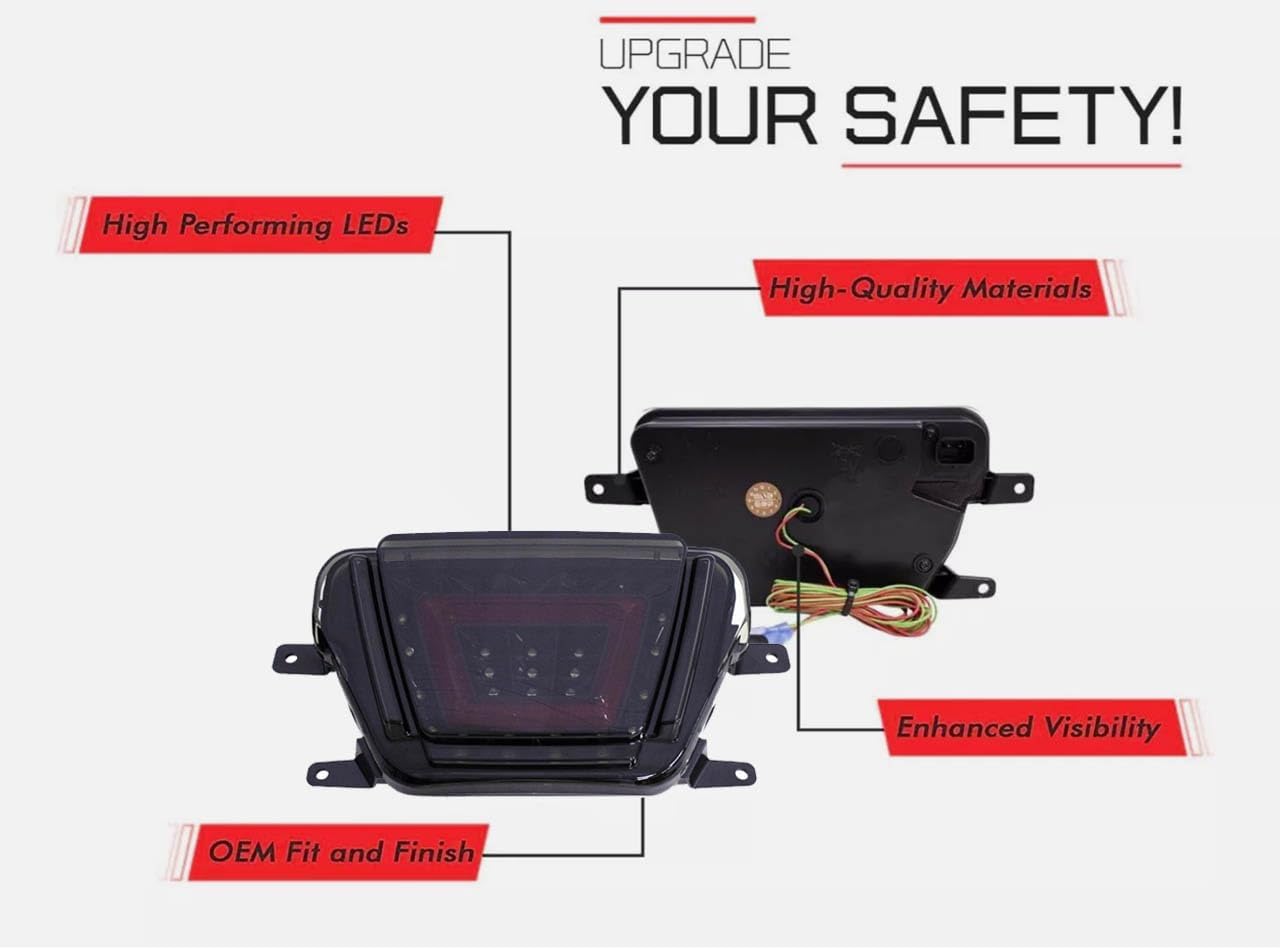 GAZOZ PERFORMANCE F1 4th Brake/Fog Light Bumper Kit for 2020+ Supra - Multifunction LED with Smoked Lens, Easy Installation, Enhanced Safety and Style