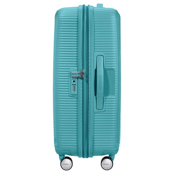 AMERICAN TOURISTER Soundbox - Spinner 67/24 Expandable Hand Luggage, 67 cm, 71.5 liters, Blue (Midnight Navy)