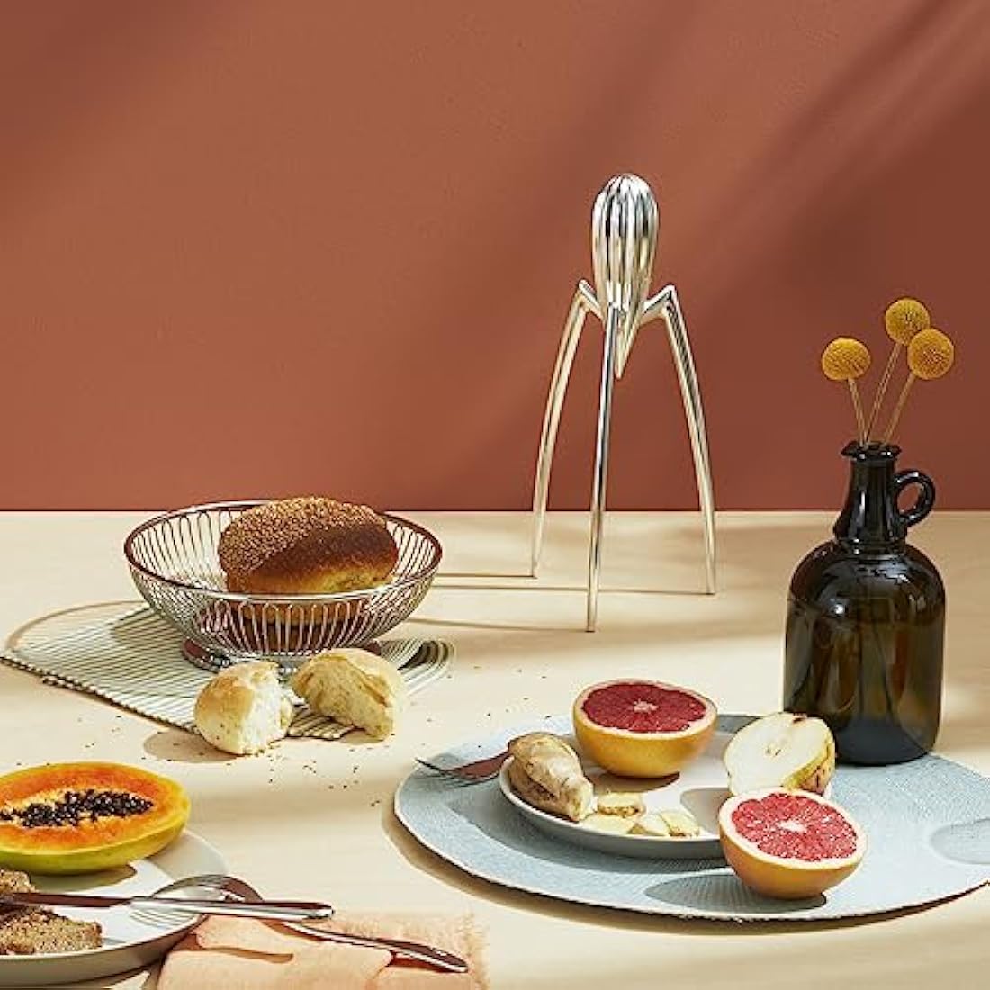 Alessi PSJS Juicy Salif Citrus Juicer, Aluminium, Mirror Polished