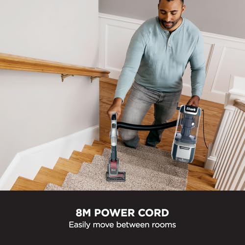 Shark Corded Upright Vacuum Cleaner 1.1L with Anti Hair Wrap Technology, Pet Model, LED, Lift-Away, Anti-Allergen, 8m Cord, 750W, 3 Attachments inc Pet Tool, Green, NZ691UKT