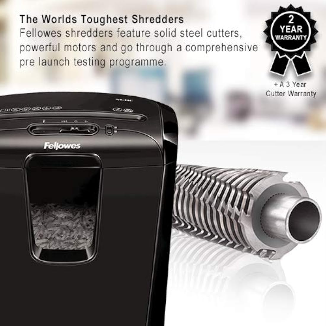 Fellowes M-8C Cross Cut Personal Shredder