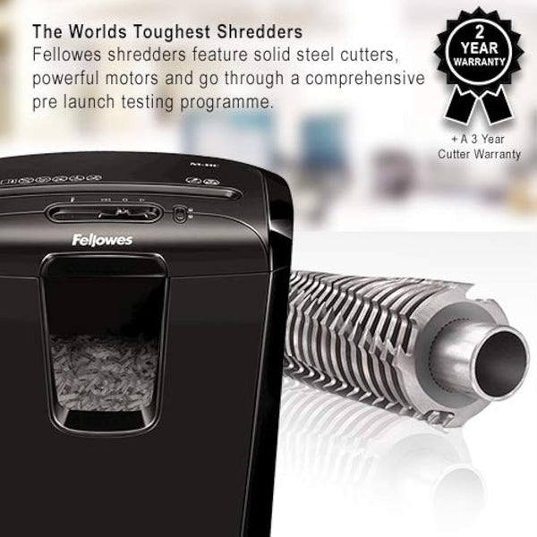 Fellowes M-8C Cross Cut Personal Shredder