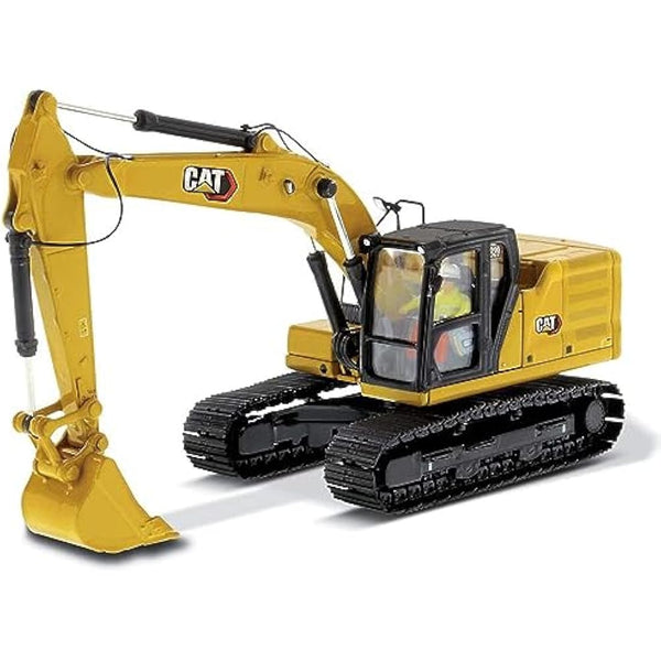 Diecast Masters 85569 Caterpillar 320 Hex Excavator 1:50 Scale Approx. 18.3 x 6.3 x 8 cm, Ages 14 Years, 85569, Yellow