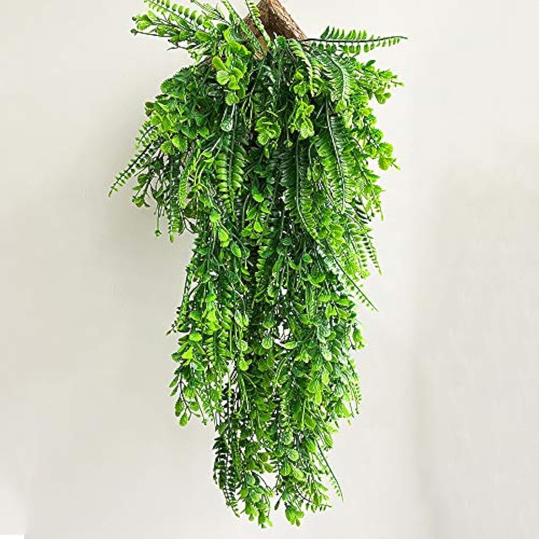 DXLing 2 Pieces 80cm Fake Ferns Plants Artificial Ivy Garland Fake Boston Ferns Persian Rattan Artificial Hanging Plants Faux Plants Artificial Hanging Vines Plant for Home Wall Wedding Decoration