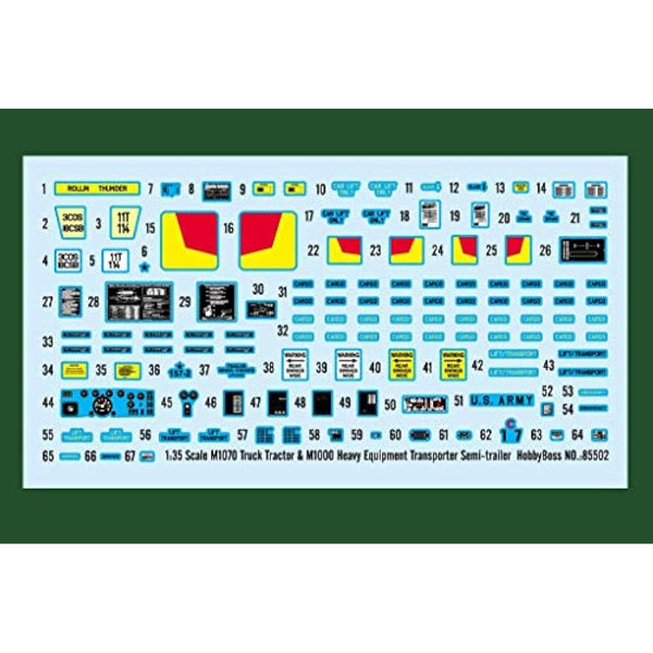 Hobbyboss 1:35 Scale M1070/M1000 HETS Assembly Authentic Kit,Gold