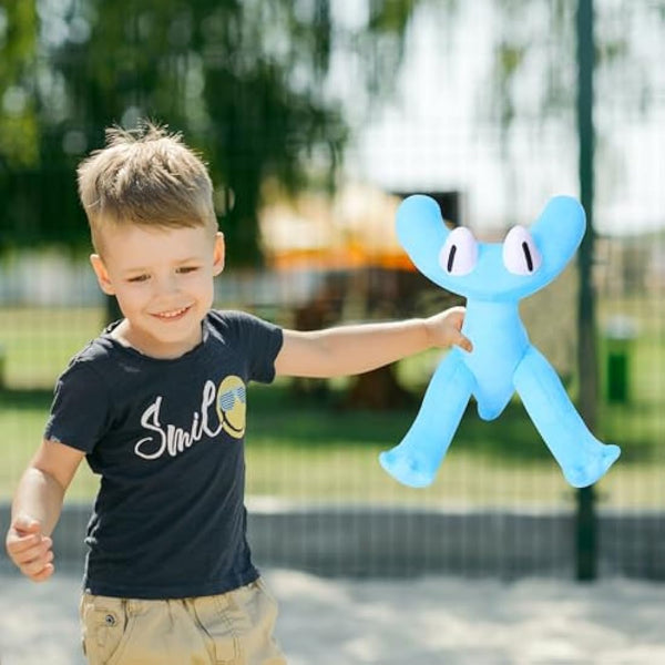 FASTEXX Rainbow Friends Plush Cyan Chapter 2 Characters Purple and Yellow Rainbow Plush Series Looky Plushies Toys, plushies Soft Toys Figure Toy for Kids (CYAN)