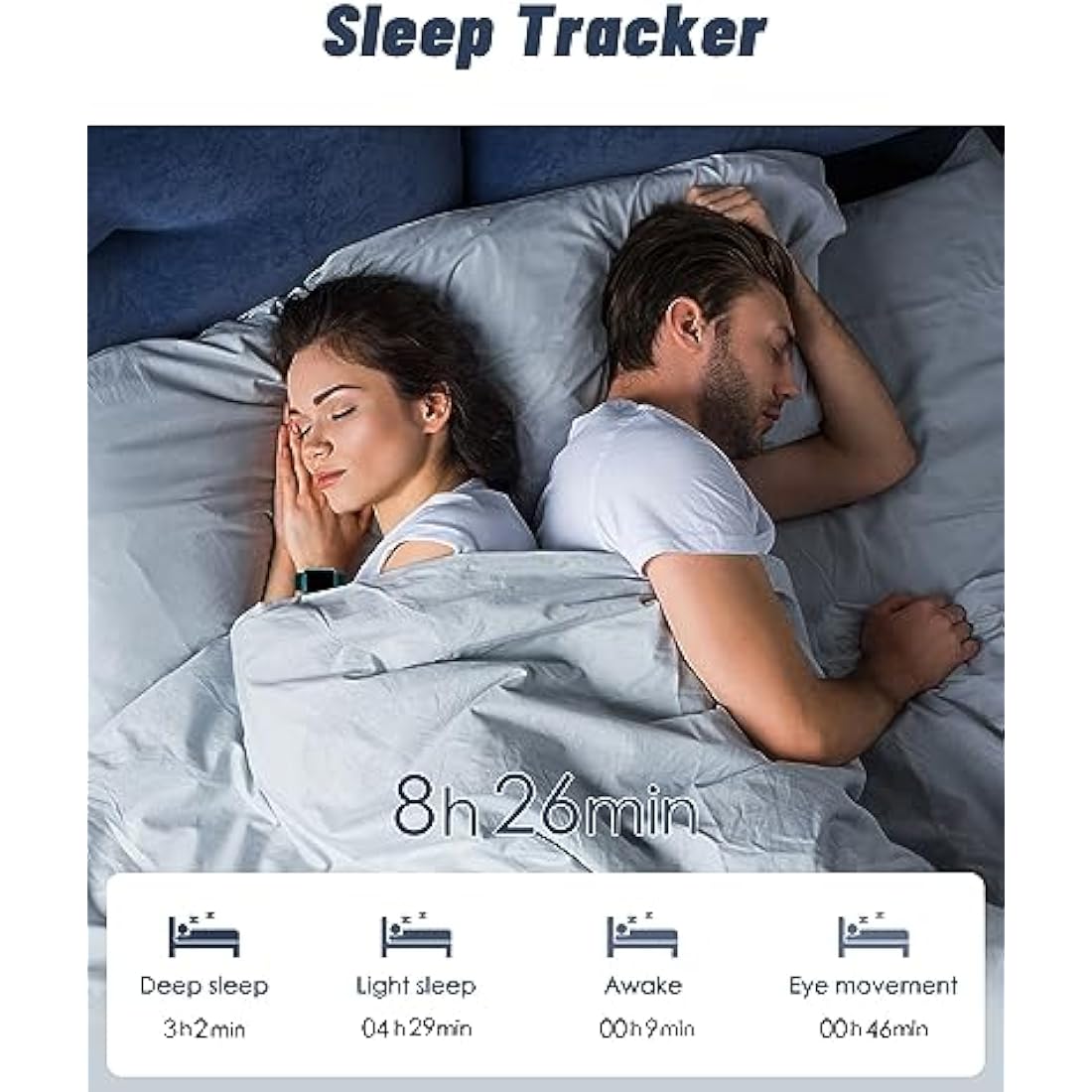 GRV Smart Watch Answer Dial Call,Smart Watches for Women Men with Heart Rate Monitor,Step Counter,Sleep Tracker,Sports Fitness Tracker Watch Call SMS Notification Smartwatch for Android iOS Phone