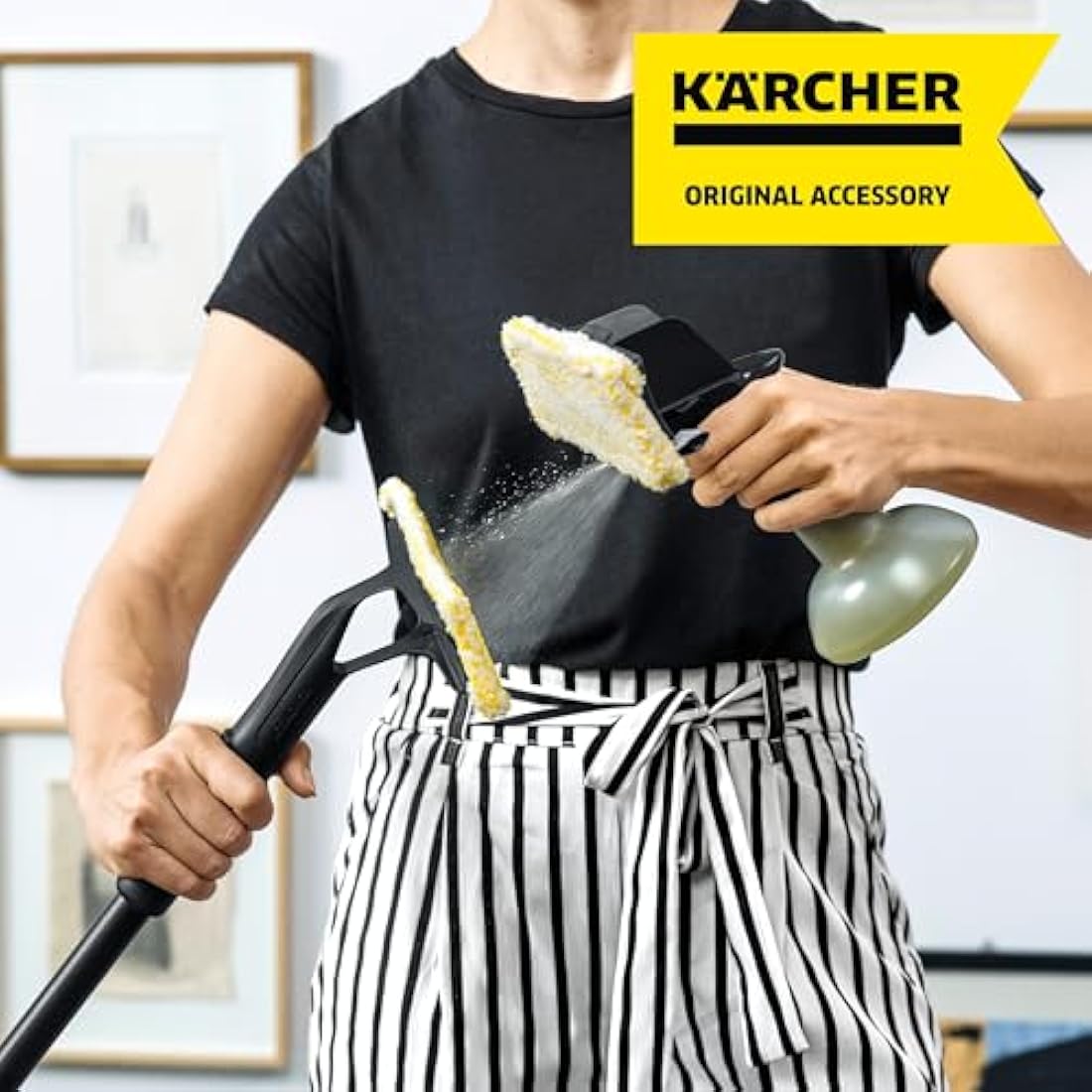 Kärcher 26331440 Window Vacuum Extension Set, Black, 150 x 250 x 1170