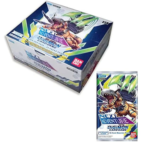 Digimon Card Game - Next Adventure Booster BT07 Display of 24 Packets