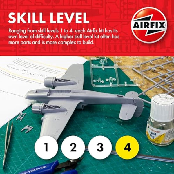 Airfix Model Set - A11007 Fairey Gannet AS.1/AS.4 Model Building Kit - Plastic Model Plane Kits for Adults & Children 8+, Set Includes Sprues & Decals - 1:48 Scale Model