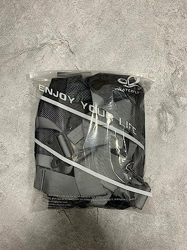 Waterfly Hiking Waist Pack Bum Bag Waist Bag with Bottle Holder Running Bag for Camping Climbing Travel Cycling and Dog Walking
