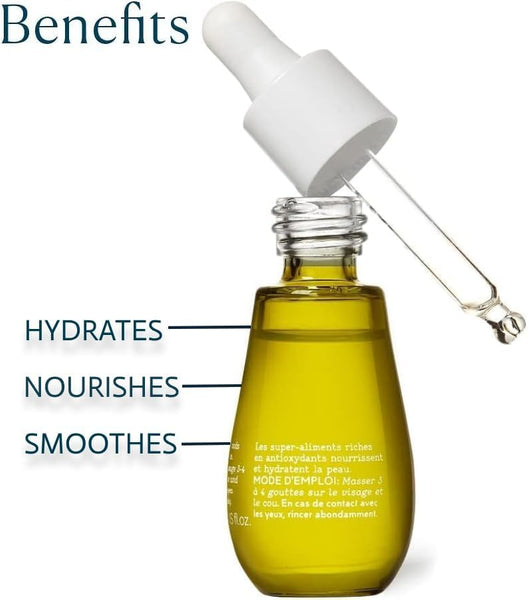 ELEMIS Pro-Collagen Marine, Superfood Facial & Cleansing Oil – Hydrating Facial Oils & Deep Cleansing Oil to Nourish & Revitalize Skin 15ml & 195ml