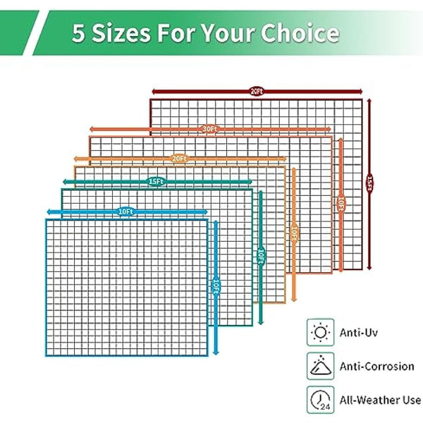 EMEKIAN Black Polyester Golf Practice Net, Heavy Duty Golf Ball Hitting Net, Indoor Outdoor Portable Golf Seine Net, Golf Training Net, Adjustable Protective Net for Backyard, Garden