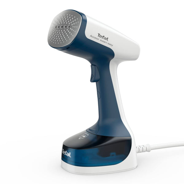 Tefal Access Steam+ Handheld Clothes Steamer, 1600W, 26 g/min Steam, No Ironing Board Needed, 2 Steam Levels, Sanitising Steam, Black & Rose Gold, DT8103