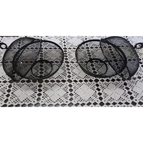 Fruit Basket With Lid - Snacks Fruit Bowl - Metal mesh baskets Wire Basket food covers for outside mesh Fruit Bowl For Fruits Vegetables Snacks - ( 2 Fruit Baskets + 2 Lids; 4 Pieces Total Total )