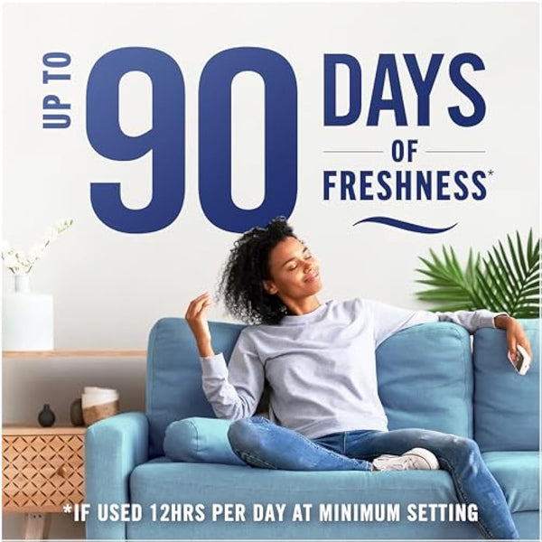 Febreze Unstoppables 3Volution Air Freshener Plug-In Diffuser Starter Kit + 4 Refills, (20mlx4), Febreze 3Volution Refill, Odour Fighter, Fresh